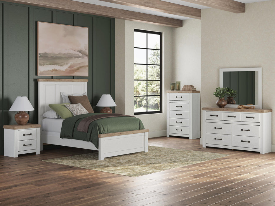 Savonport Full Panel Bed, Dresser, Mirror, Chest and Nightstand
