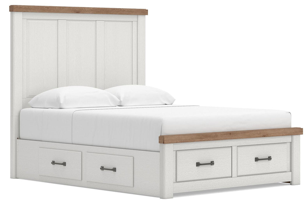 Savonport King Panel Storage Bed, Dresser, Mirror, Chest and Nightstand