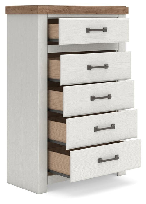 Savonport King Panel Storage Bed, Dresser, Mirror, Chest and Nightstand