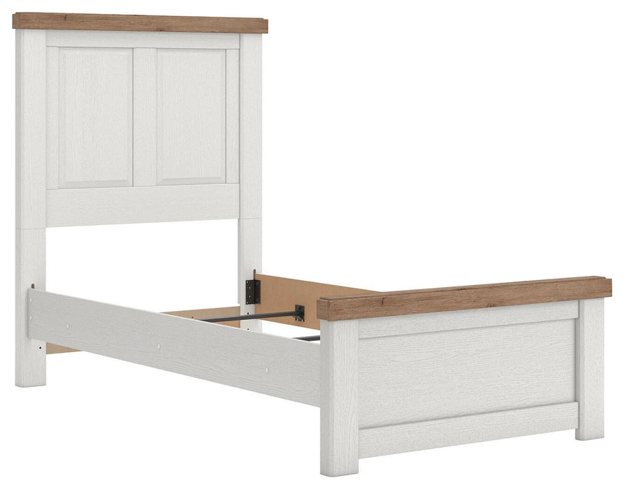 Savonport Twin Panel Bed, Dresser and Mirror
