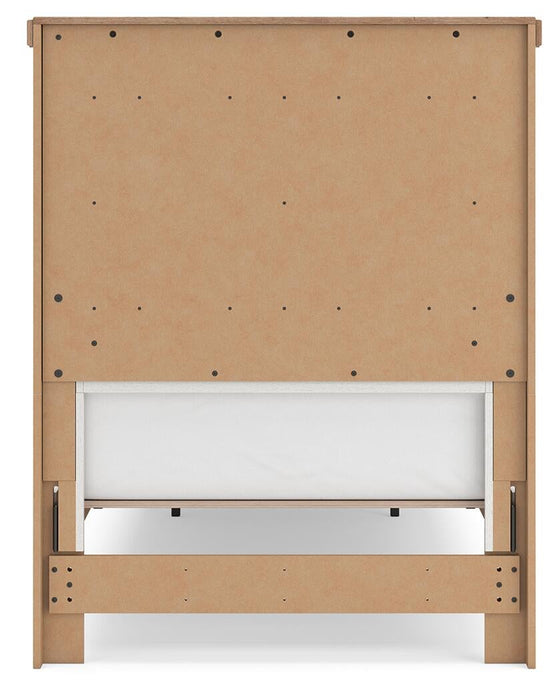 Savonport Twin Panel Storage Bed, Dresser and Mirror