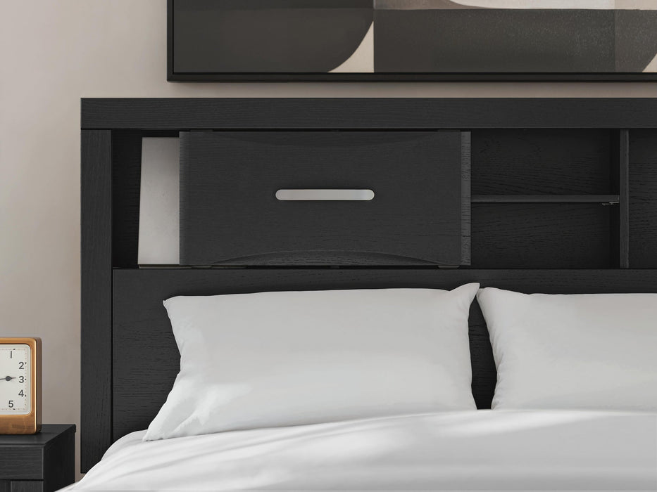 Stabotta Full Bookcase Storage Bed