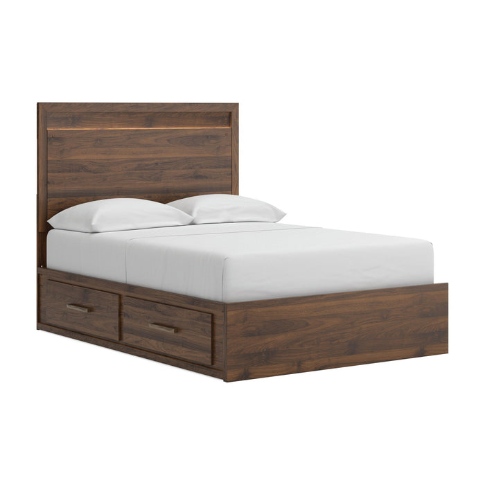 Ashley Express - Janfyn Full Panel Platform Bed with Storage