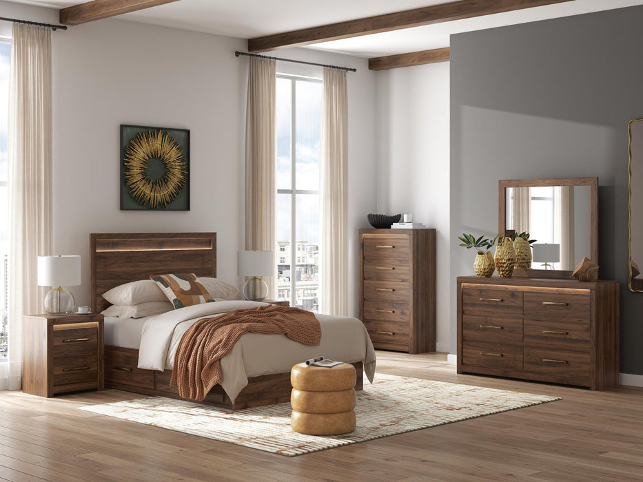 Ashley Express - Janfyn Full Panel Platform Bed with Storage