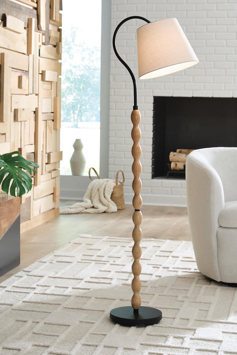 Ashley Express - Corinwell Wood Floor Lamp (1/CN)