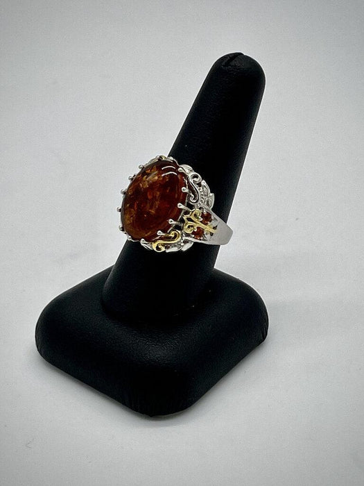 Ss Oval Amber Tutone Band