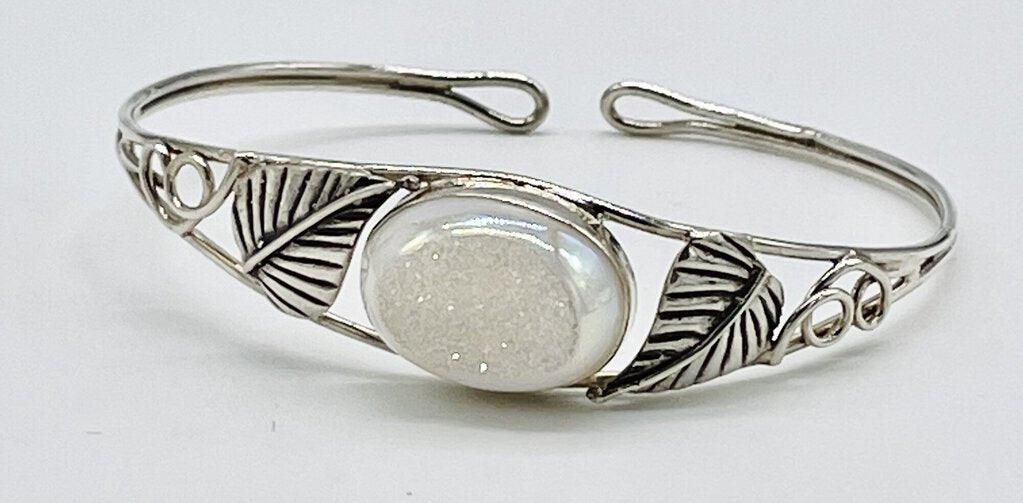 SS Druzy Cuff Bracelet