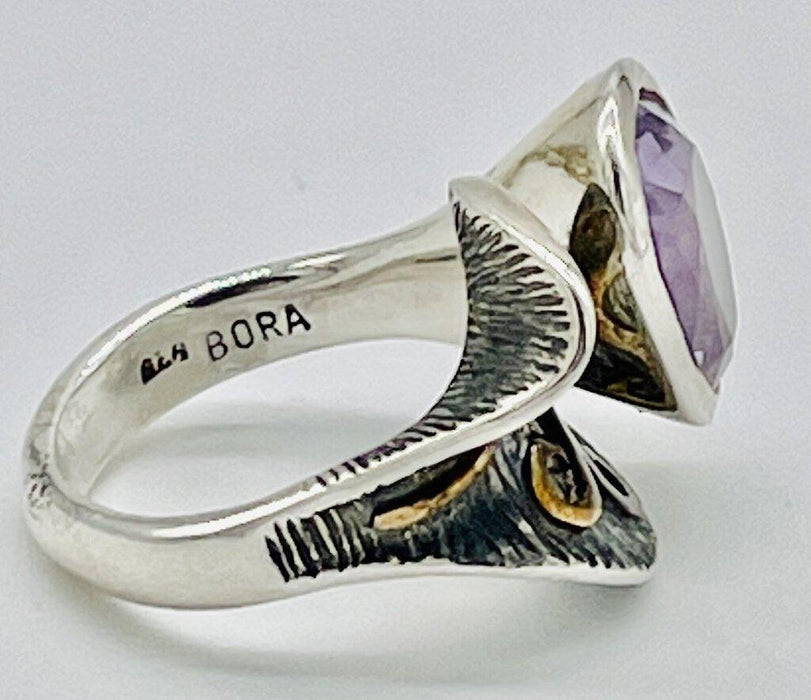 Ss Bora Bezel Amethyst