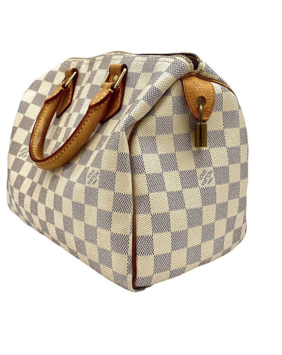 LV Speedy 25 Damier Azur