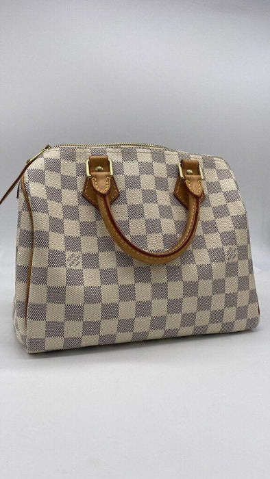 LV Speedy 25 Damier Azur