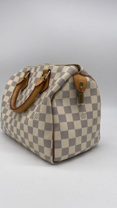 LV Speedy 25 Damier Azur
