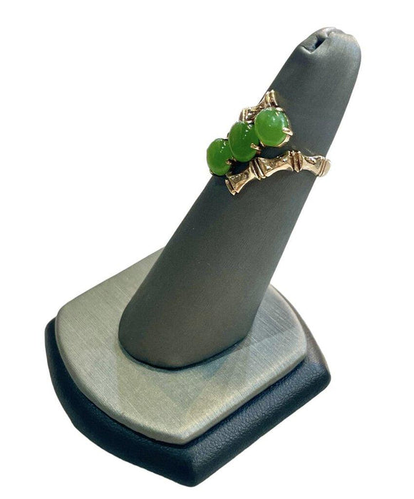 14kt Yg Ppf Jade Bypass