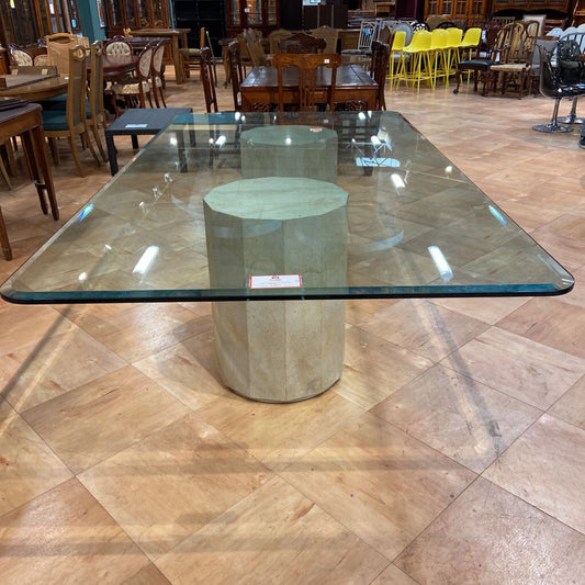 Glass Top Dining Room Table