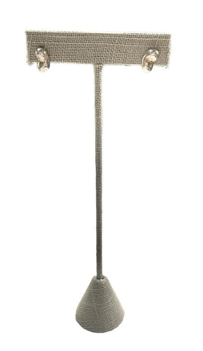 SS BEAN STUD EARRINGS