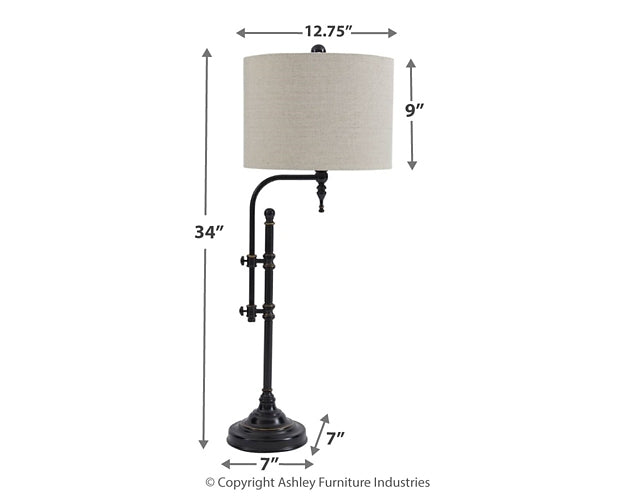 Ashley Express - Anemoon Metal Table Lamp (1/CN)