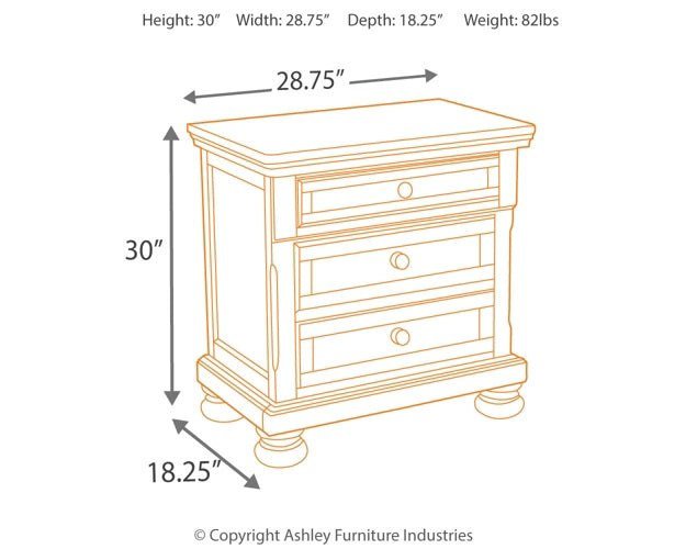 Ashley Express - Porter Two Drawer Night Stand