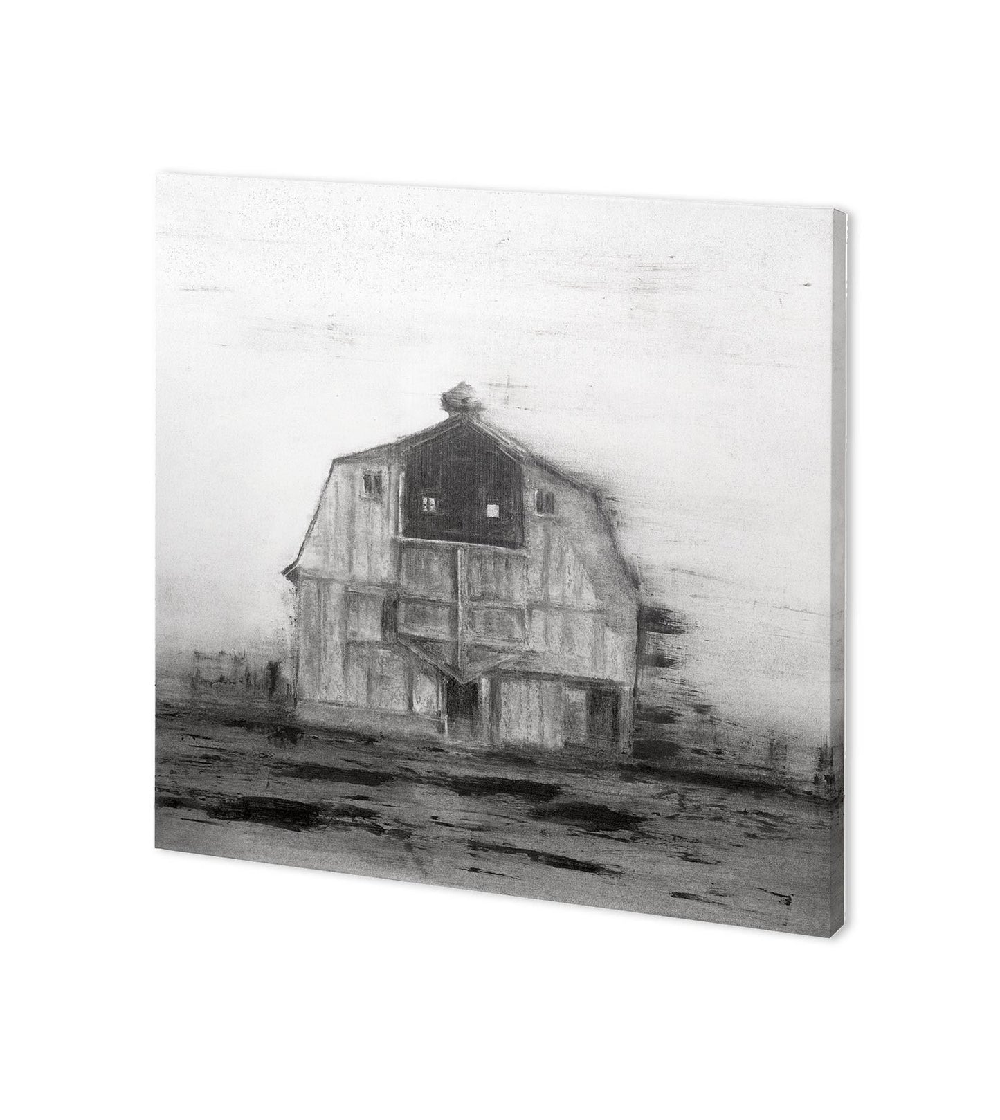 Barn House in Wind II (30 x 30)