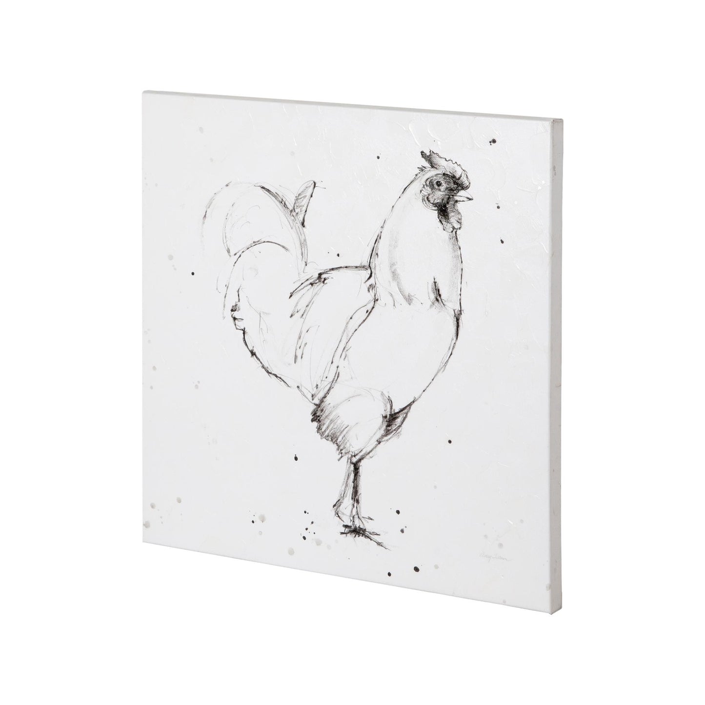Rooster II Dark Square (30 x 30)