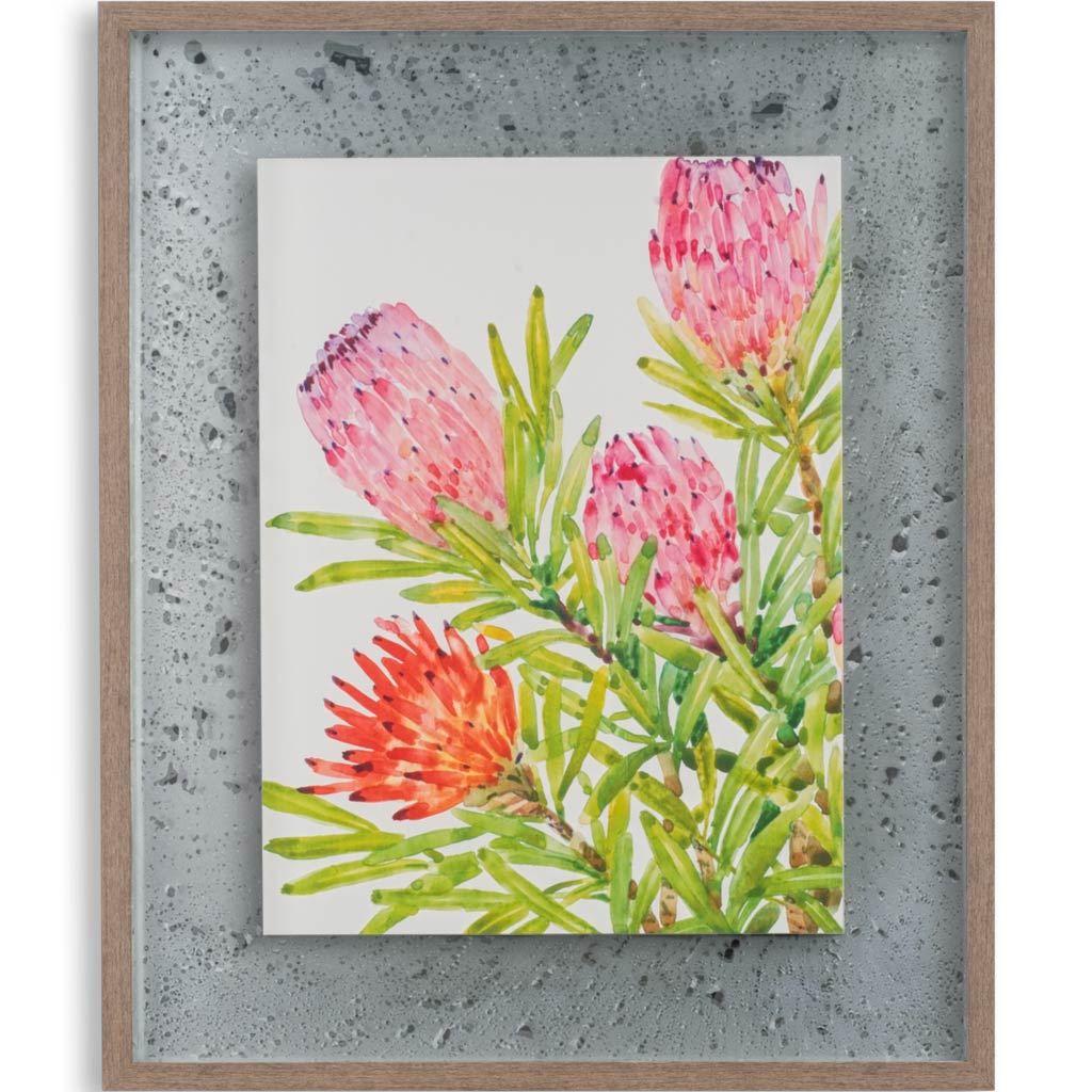 Watercolor Tropical Flowers I