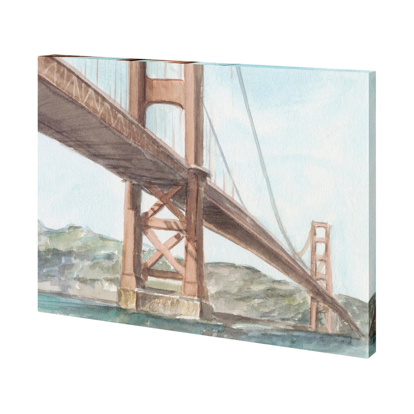 Iconic Watercolor Bridge III (48 x 36)