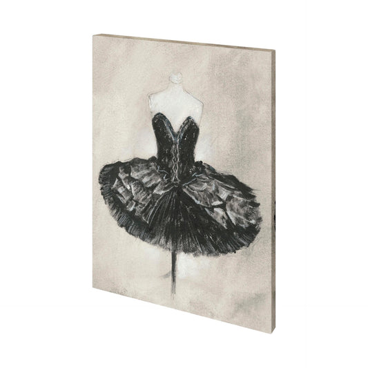 Black Ballet Dress I (28 x 35)