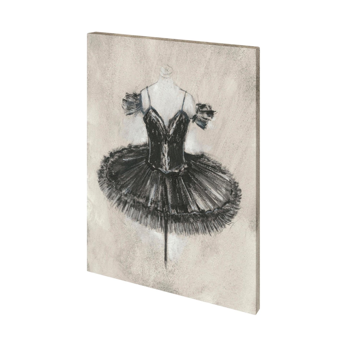 Black Ballet Dress II (28 x 35)