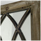 Midvale 1.4L x 19.7W x 68.9H Gray Washed Solid Wood Frame W/ Metal Trellis Detail Full Length Mirror
