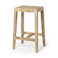 Colony 25" Seat Height Brown Wood Seat & Frame Stool