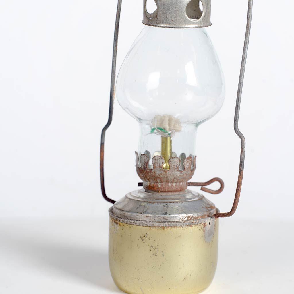 Cleary Silver/Brass Metal Vintage-Inspired Lantern