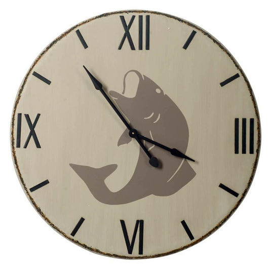 Langara 38.5" Round Oversize Lakeside Wall Clock