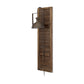 Tiposo 15x53 Brown Wood Slated Body Copper Metal Light Wall Sconce