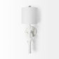 Sabinal II 7.5x18 White Resin Tree Branch Wall Sconce