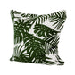 Boyle I 20 x 20 Green Tropical Palm Leaf Decorative Pillow Cover