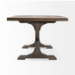 Barrett 84x40 Brown Solid Wood Top & Base Dining Table