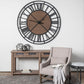 Lewiston 59" Round Oversized+ Industrial Wall Clock