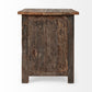 Wilton III 18.5L x 18.5W x 22.5H Reclaimed Wood and Metal End/Side Table