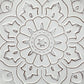 Miranda Set of 2 Stamped Metal Lotus Flower Wall Decor