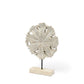 Kamara I (Small) 12L x 4W White Washed Wood W/Antiqued Silver Botanical Decorative Object
