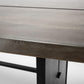 Ledger III 84x38 Brown Solid Wood Top & Base Dining Table
