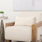 Sovereign Beige Fabric Seat and Wood Frame Accent Chair