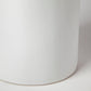 Kira II Large White Pinstripe Ceramic Vase