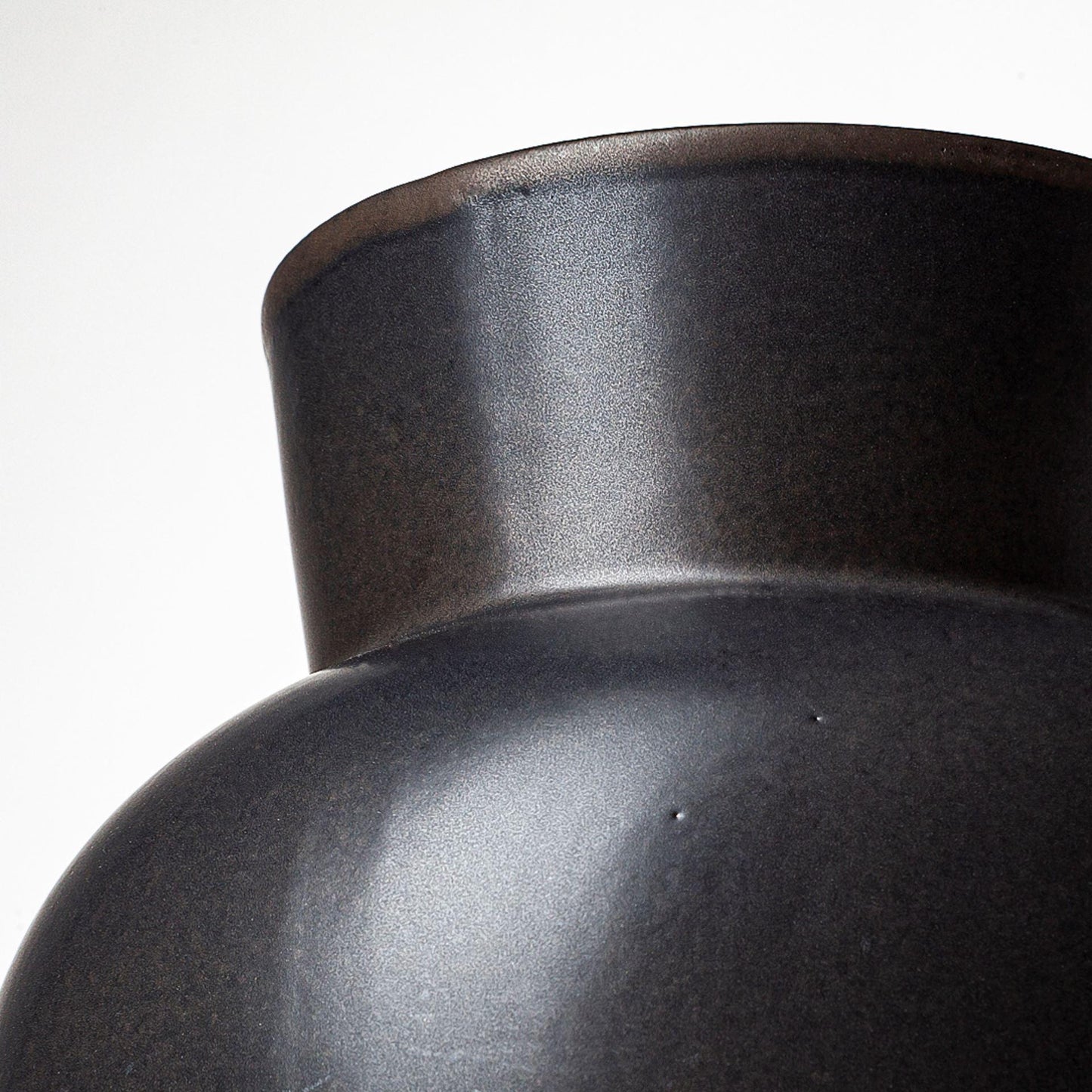 Laforge II Black Ceramic Vase