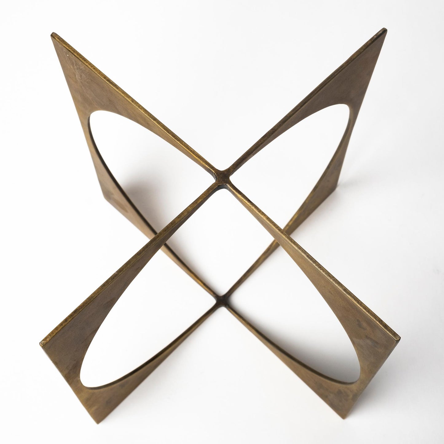 Lima II (Large) 10L x 10W Gold Geometric Decorative Object