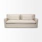 Denly II 92.5 X 38.25 X 34.5 Beige Slipcover Three Seater Sofa