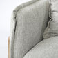 Roy I 84" Frost Gray Upholstered Three Seater Sofa