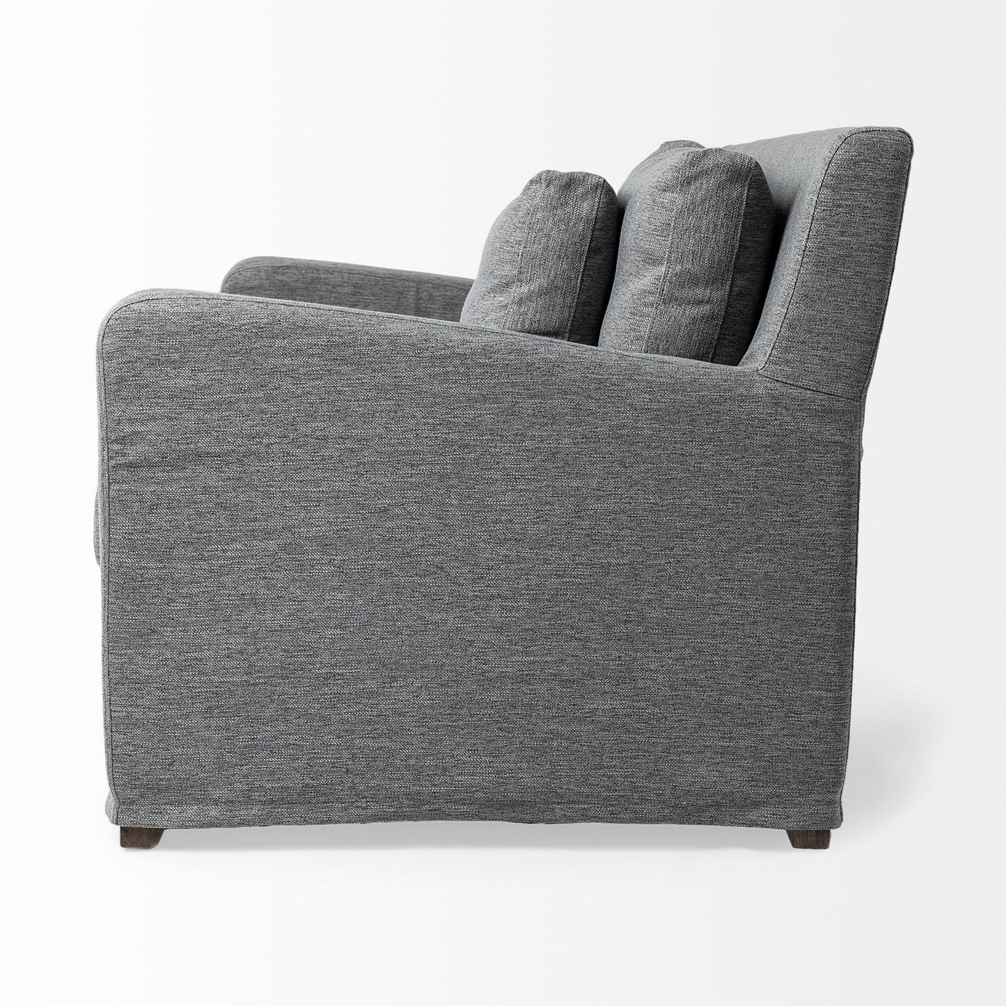 Denly III 38 X 38.25 X 34.5 Castlerock Gray Slipcover Upholstered Arm Chair