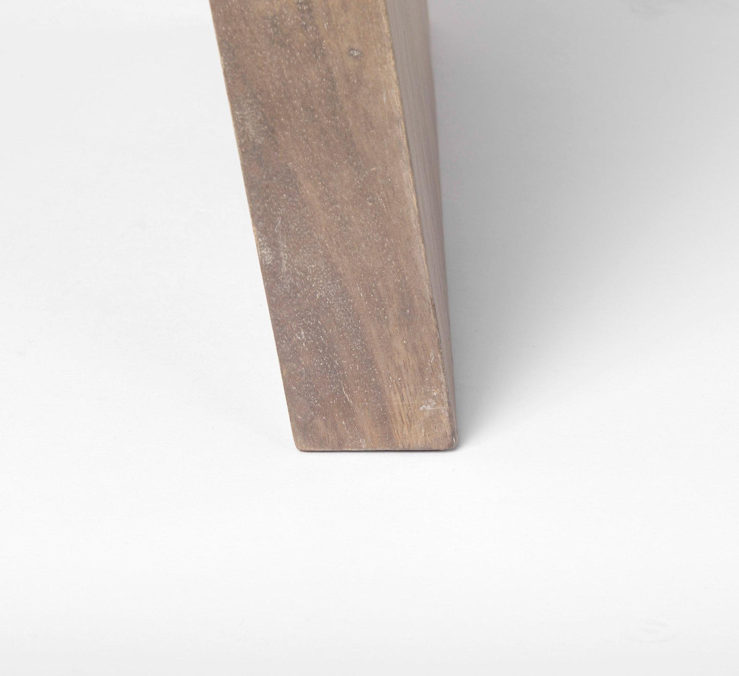 Elaine III 60L x 16W Brown Wood Angled Leg Console Table