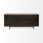 Grace 70Wx18.5Lx31.25H Two-Tone Brown Solid Wood 6 Drawer Sideboard