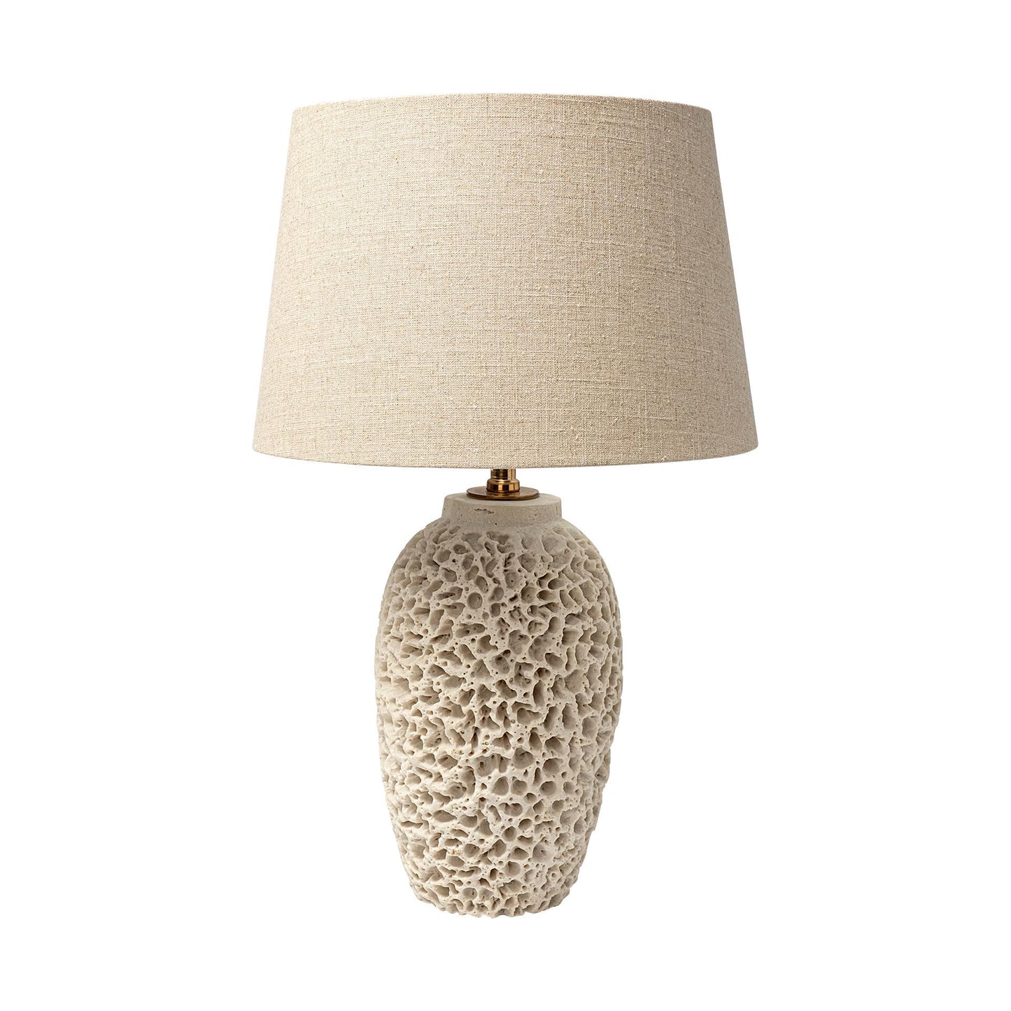 Mariam (26"H) Beige Coral-Inspired Base Table Lamp