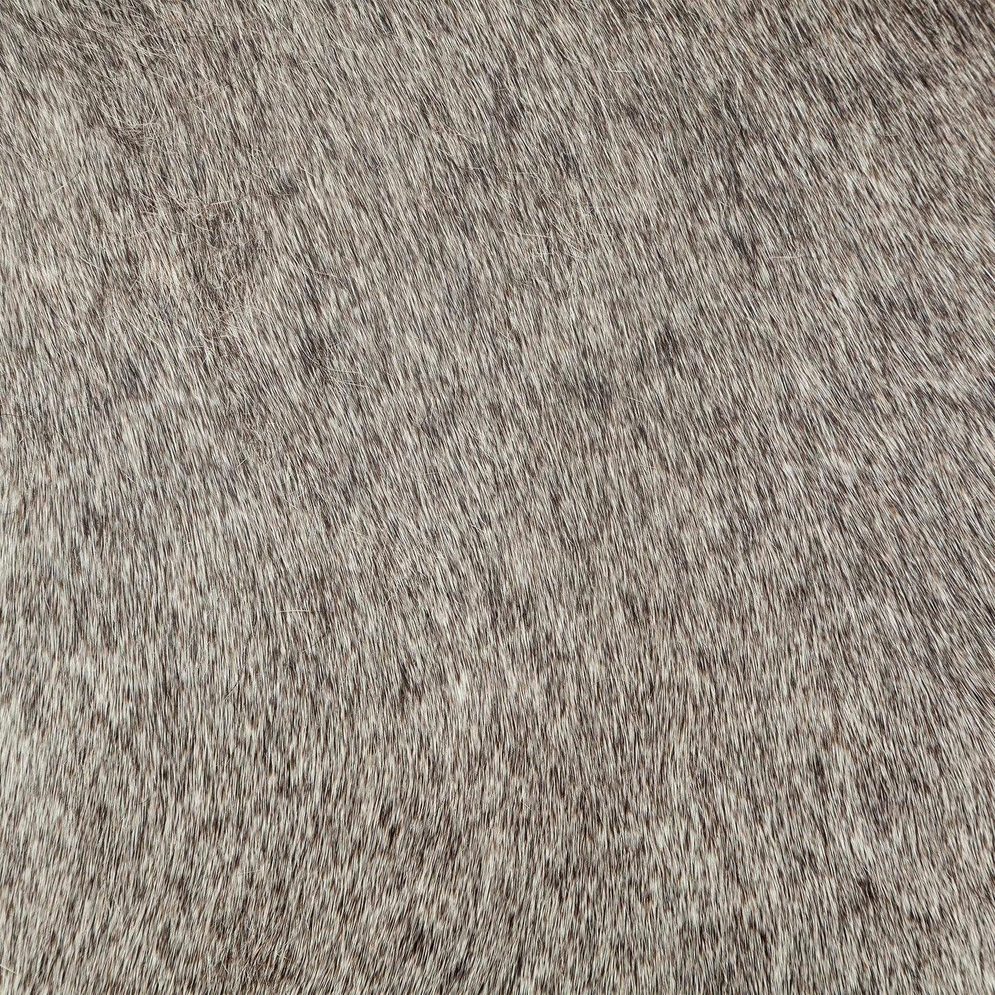 Zahavi I 23"H grey-toned hair-on-hide ottoman